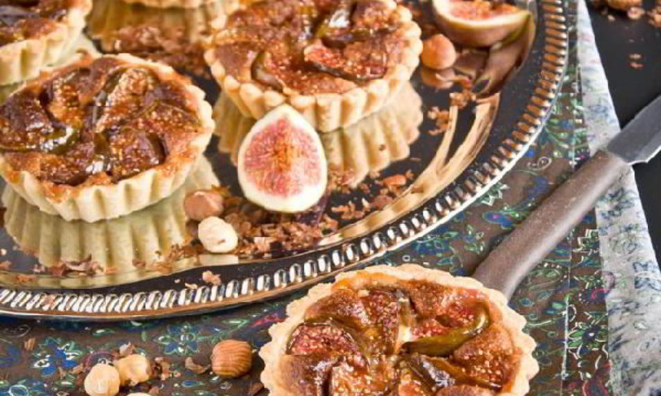 Рецепт тарталеток с кремом франжипани и инжиром