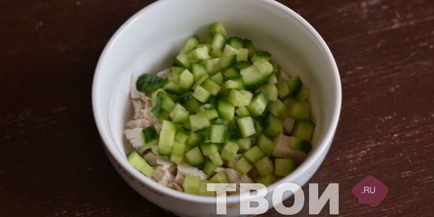 тарталетки с курицей