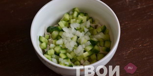 тарталетки с курицей