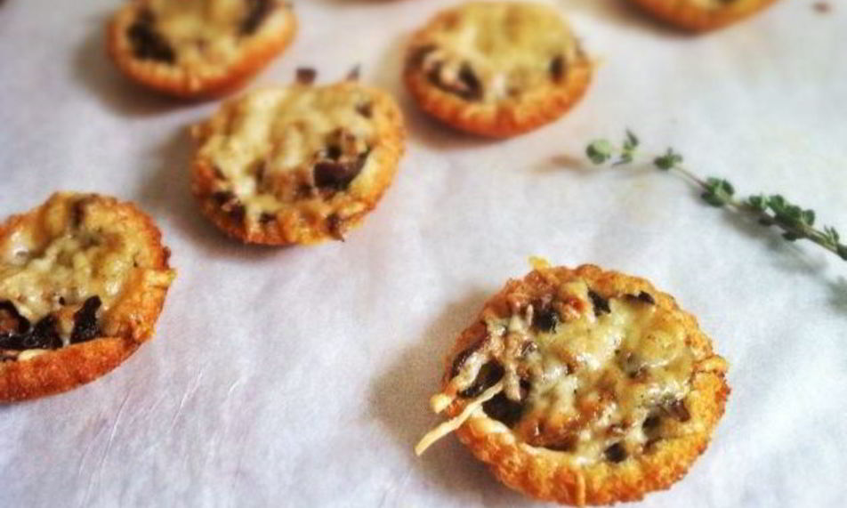 Рецепт тарталеток с маринованными грибами
