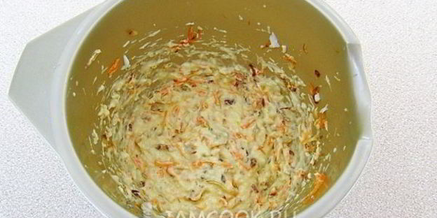 тарталетки с палтусом и овощами