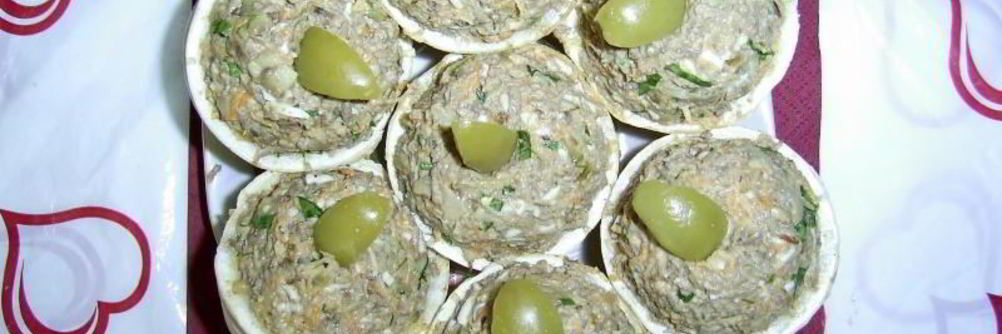 Тарталетки с печенью