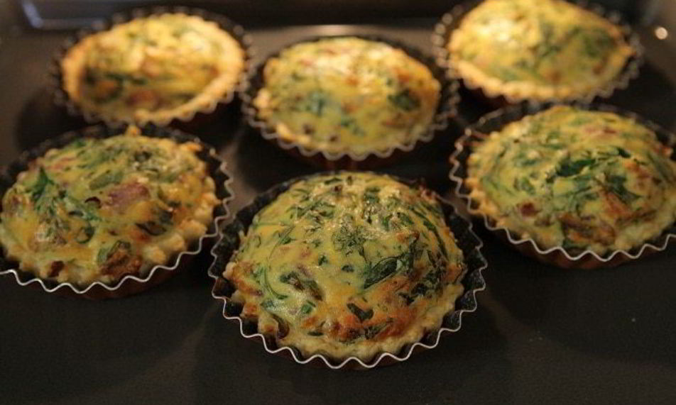 Рецепт тарталеток с рикоттой и руколой