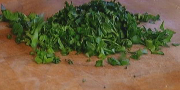 тарталетки с рикоттой и руколой