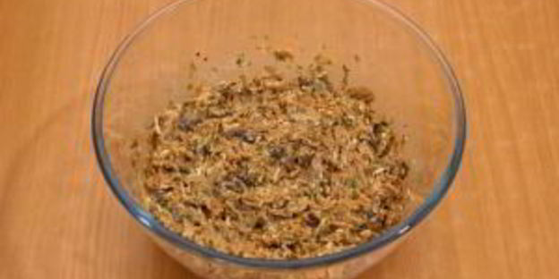 тарталетки с салатом из куриной печени