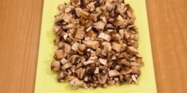 тарталетки с салатом из куриной печени