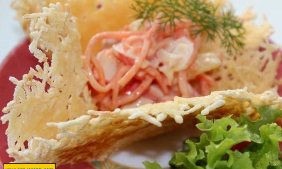 Рецепт тарталеток с сырома