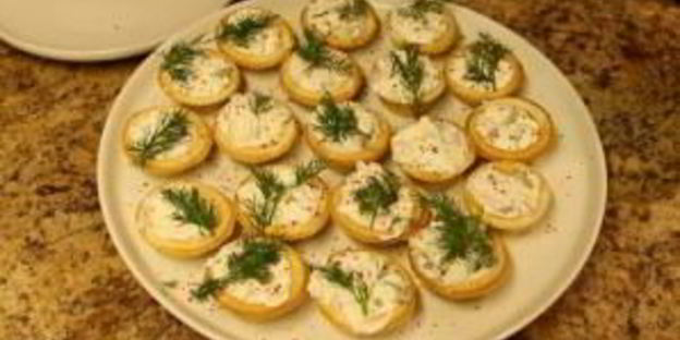 тарталетки с творогом