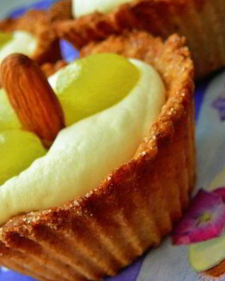 Тарталетки с творожным кремом