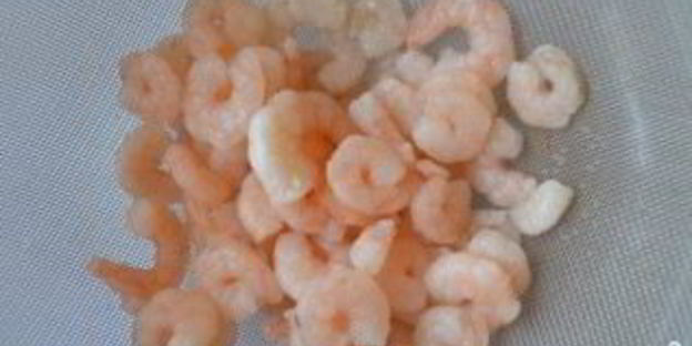 закуска с креветками в тарталетках