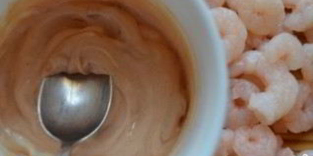 закуска с креветками в тарталетках