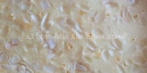 бананово-миндальный тарт с маскарпоне