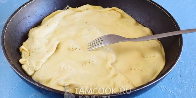 банановый тарт-татен на слоеном тесте