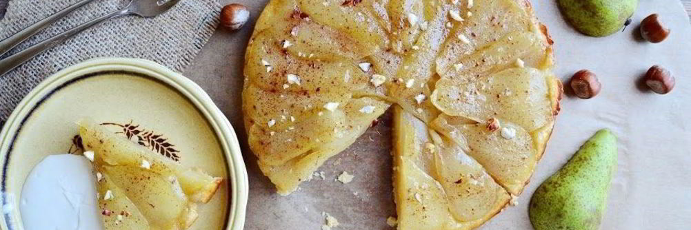 Грушевый тарт с корицей