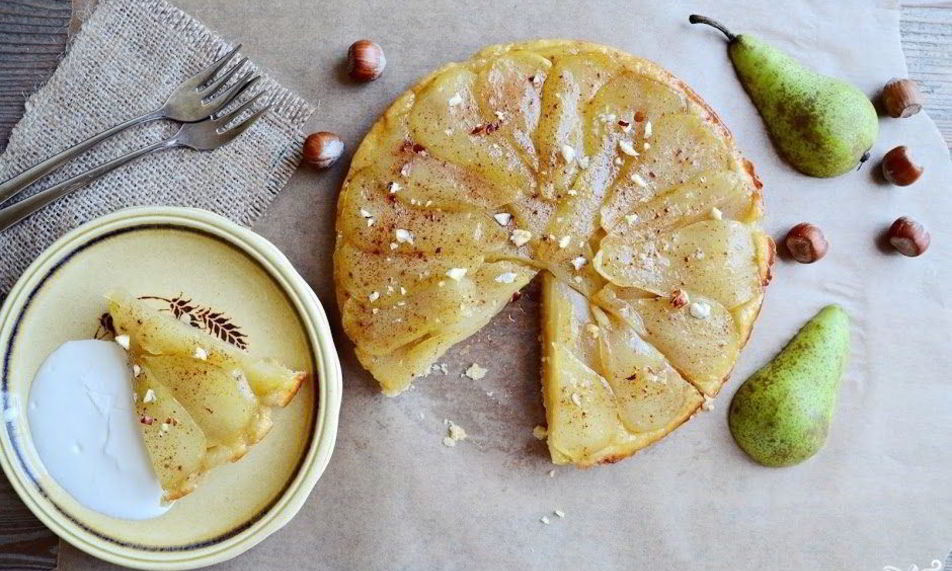 Рецепт грушевого тарта с корицей