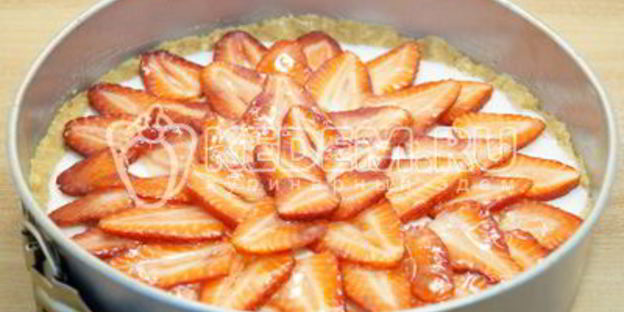 клубничный тарт без выпечки