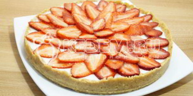 клубничный тарт без выпечки