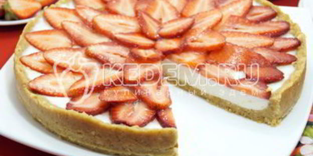 клубничный тарт без выпечки