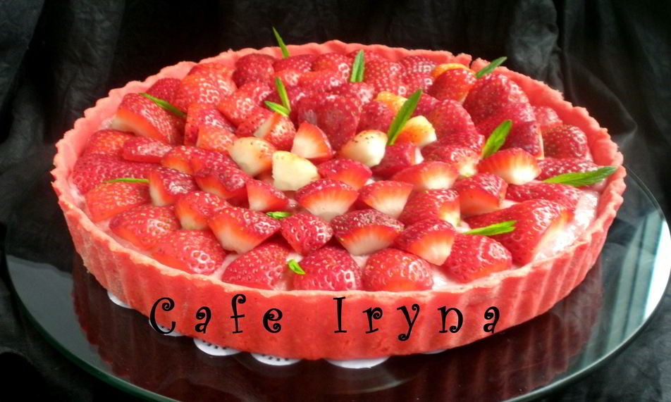 Рецепт клубничного тарта с фундуком