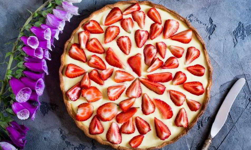 Рецепт клубничного тарта