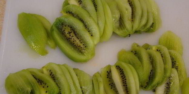 кремовый тарт с киви