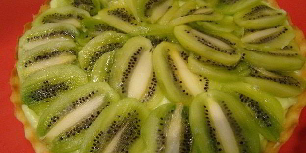 кремовый тарт с киви