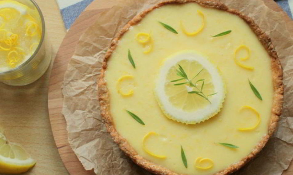 Рецепт лимонного тарта с миндалем