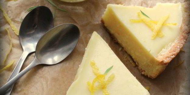 лимонный тарт с миндалем