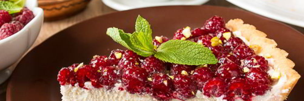 Малиновый тарт с маскарпоне