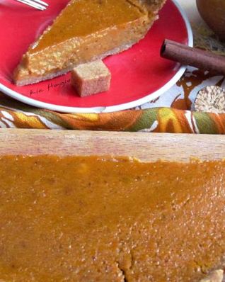 Пряный тыквенный тарт