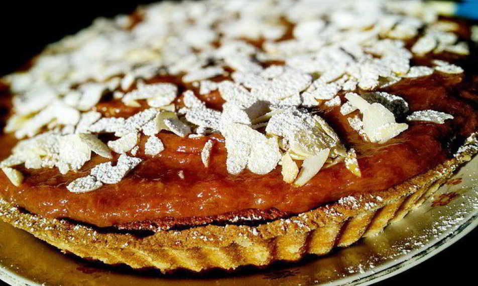 Рецепт ревеневого тарта с франжипаном