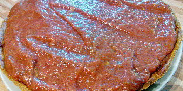 ревеневый тарт с франжипаном