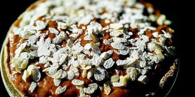 ревеневый тарт с франжипаном