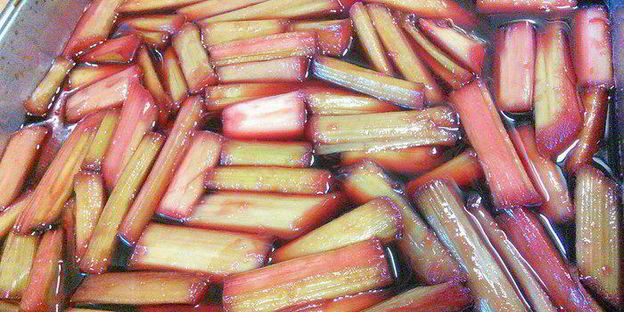 ревеневый тарт с франжипаном