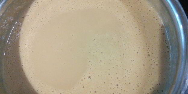 ревеневый тарт с ванильным пудингом и штройзелем