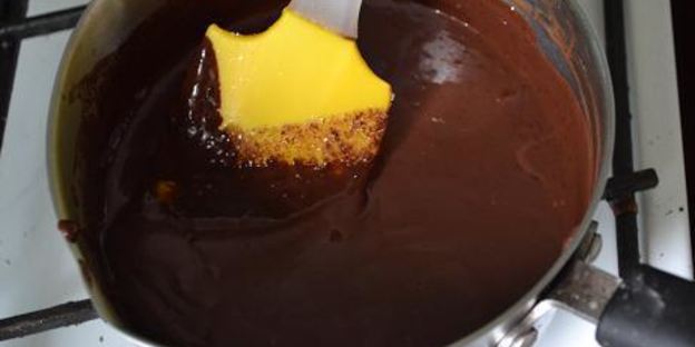 шоколадно-карамельный тарт