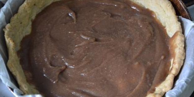 шоколадно-карамельный тарт