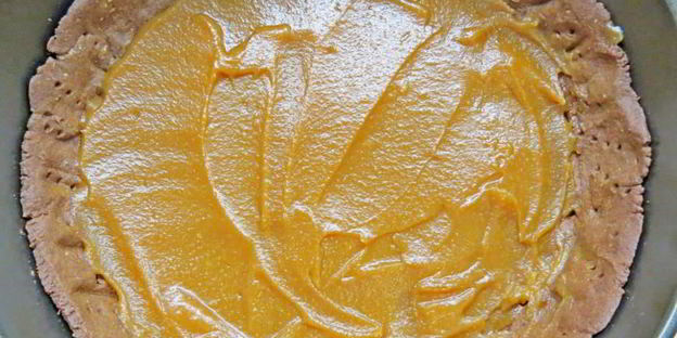 шоколадно-каштановый тарт