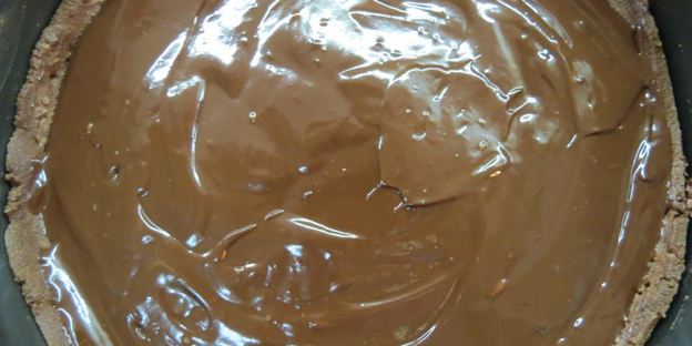 шоколадно-каштановый тарт