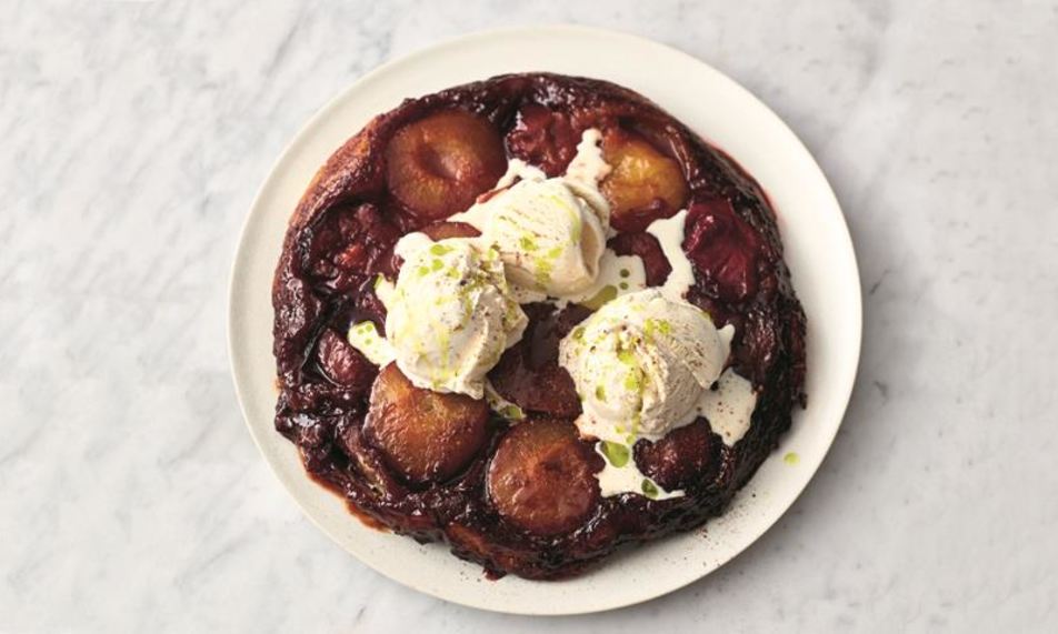 Рецепт сливового тарта-татен