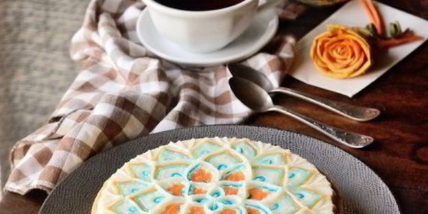 тарт деревенский с миндалем и абрикосами