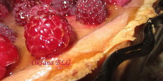 тарт малиновый