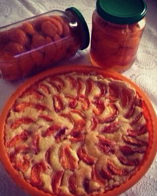 Тарт с абрикосами