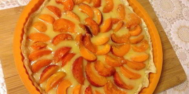 тарт с абрикосами