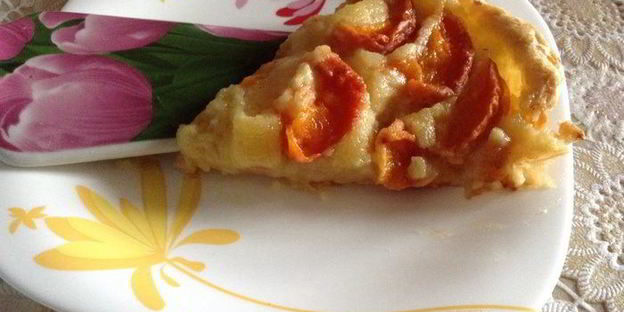 тарт с абрикосами