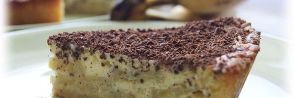 Тарт с бананом и рикоттой