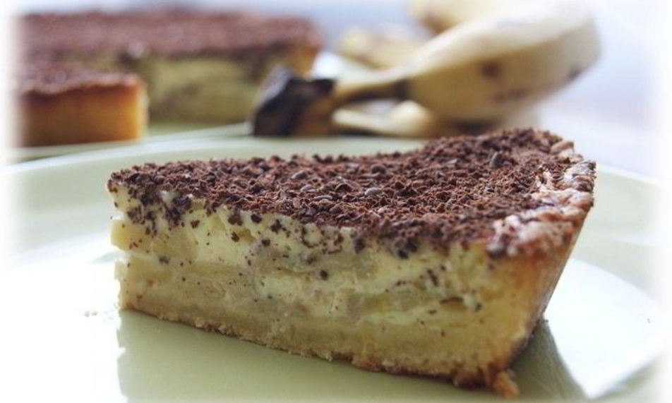 Рецепт тарта с бананом и рикоттой