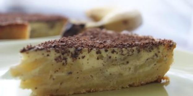 тарт с бананом и рикоттой