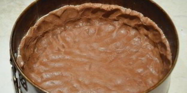 тарт с черносливом и нежнейшим шоколадным ганашем