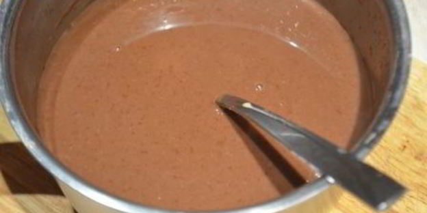 тарт с черносливом и нежнейшим шоколадным ганашем